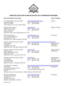 Geography of the United States / Garden State Athletic Conference / Delaware Technical & Community College / Middle States Association of Colleges and Schools / Delaware / Association of Public and Land-Grant Universities