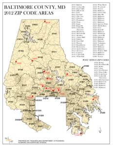 BALTIMORE COUNTY, MD 2012 ZIP CODE AREAS ![removed]