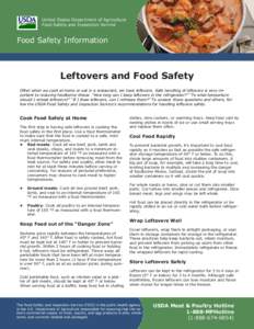 Leftovers and Food Safety