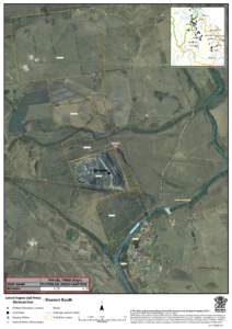 Baralaba mine and release points location map
