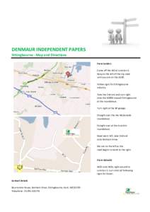 DENMAUR INDEPENDENT PAPERS Sittingbourne - Map and Directions From London Come off the M2 at Junction 5. Keep to the left of the slip road until you are on the A249.