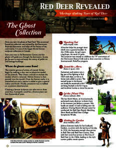 Red Deer Revealed Heritage Walking Tours of Red Deer Self Guided Tour 1 The Ghost Collection