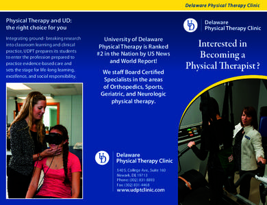 Physical Therapy Clinic  - January 2014
