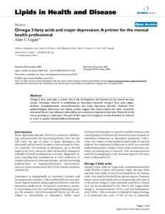 Lipids in Health and Disease  BioMed Central Open Access