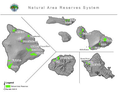 Natural Area Reserves System Olokui Puu Alii Puu O Umi