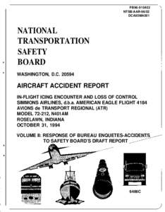 I  PB96[removed]NTSB/AAR[removed]DCA95MA001