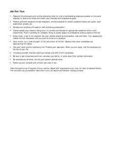 Microsoft Word - CWCJF Job Fair Tips.doc