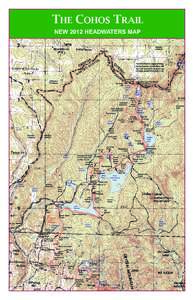 THE COHOS TRAIL NEW 2012 HEADWATERS MAP QUEBEC CANADA Mt. D’Urban