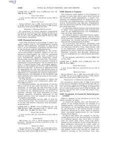 § 2105  TITLE 44—PUBLIC PRINTING AND DOCUMENTS (Added Pub. L. 98–497, title I, § 102(a)(2), Oct. 19, 1984, 98 Stat. 2281.)