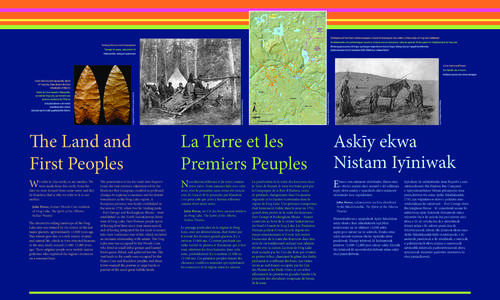 Distribution of Prehistoric (before European Contact) Archaeological Sites within a 50 km radius of Frog Lake Settlement Distribution des sites préhistoriques (avant les contacts avec les Européens) selon un rayon de 5