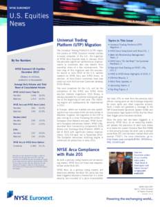 NYSE EURONEXT  U.S. Equities News  No. 1 January 2011