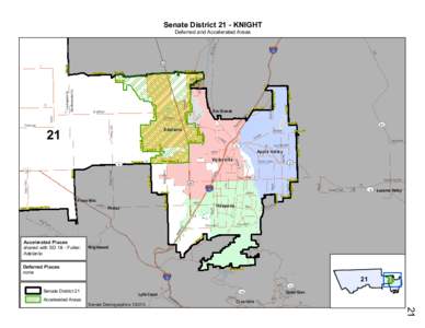 Senate District 21 - KNIGHT 66 His toric Deferred and Accelerated Areas