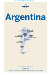 ©Lonely Planet Publications Pty Ltd  Argentina Salta & the Iguazú Falls & Andean Northwest the Northeast
