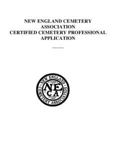 NEW ENGLAND PROFESSIONAL CEMETERIAN CERTIFICATION