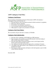 Microsoft Word - ASFP_Contingency_Fund