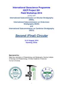 International Geoscience Programme IGCP Project 591 Field Workshop 2014 jointly with International Subcommission on Silurian Stratigraphy (ISSS),