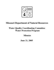 WATER QUALITY COORDINATING COMMITTEE