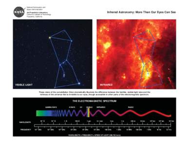 National Aeronautics and Space Administration Infrared Astronomy: More Than Our Eyes Can See  Jet Propulsion Laboratory