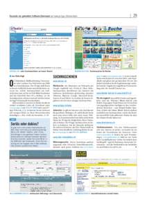 29  Tausende von getesteten Software-Downloads auf www.pctipp.ch/downloads ETOOLS.CH: zehn Suchmaschinen auf einen Streich