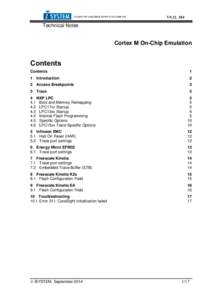 Computer hardware / Microcontrollers / Central processing unit / Instruction set architectures / ARM architecture / Joint Test Action Group / EFM32 / Booting / Debugger / Computer architecture / Embedded systems / Electronics