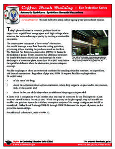 Building automation / Fire suppression / Piping / Hydraulics / Plumbing / Fire sprinkler system / National Fire Protection Association / Mezzanine / Fire protection / Safety / Firefighting / Active fire protection