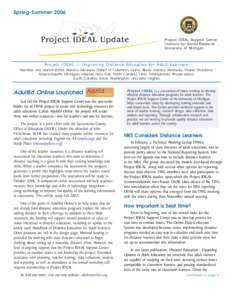 Proj IDEAL Update_Spr 2006, rev3.pmd