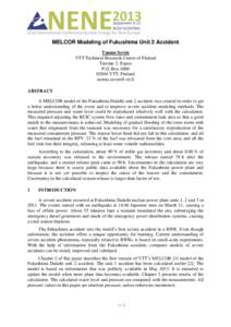 404 MELCOR Modeling of Fukushima Unit 2 Accident