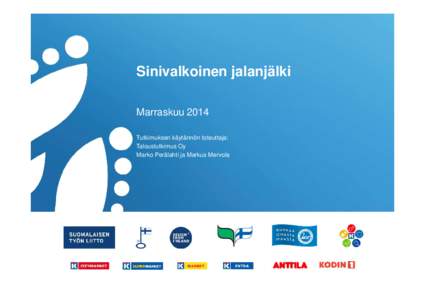 Sinivalkoinen jalanjälki_Joulu_ RAPORTTI_2014