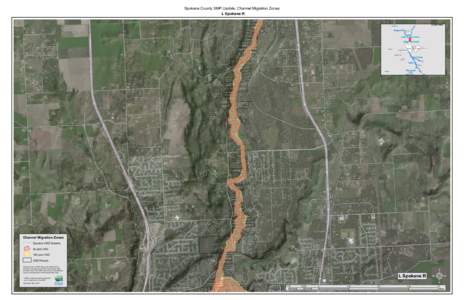 Spokane County SMP Update: Channel Migration Zones L Spokane R Locator Map Spr ingda le