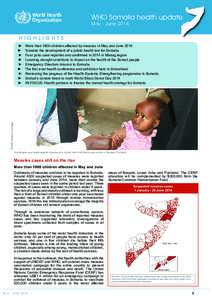 Somali Civil War / Geography of Somalia / States of Somalia / Horn of Africa / Somalia / Puntland / Measles / Garoowe / Ministry of Health / Africa / Political geography / Divided regions