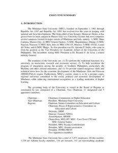 Philippine Association of State Universities and Colleges / Lanao del Sur / Mindanao Association State Colleges and Universities Foundation /  Inc. / Mindanao State University / Financial statement / Naawan /  Misamis Oriental / Marawi / Education in the Philippines / Higher education in the Philippines / Philippines