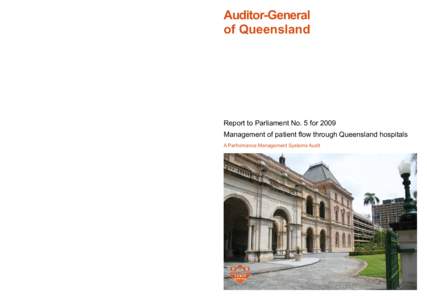 Auditor-General of Queensland Report to Parliament No. 5 forISSNAuditor-General of Queensland