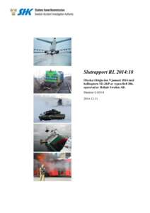 Slutrapport RL 2014:18 Olycka i Rögla den 9 januari 2014 med helikoptern SE-JKP av typen Bell 206, opererad av Heliair Sweden AB. Diarienr L[removed]