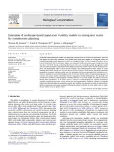 Biological Conservation[removed]–2053  Contents lists available at ScienceDirect Biological Conservation journal homepage: www.elsevier.com/locate/biocon