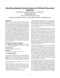 Inverted index / Search engine indexing / Tf*idf / Document retrieval / Relevance / Learning to rank / Information science / Information retrieval / Ranking function