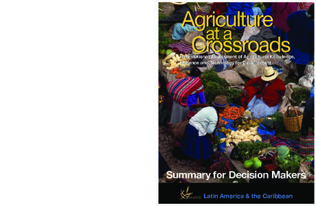 “Although considered by many to be a success story, the benefits of productivity increases in world agriculture are unevenly spread. Often the poorest of the poor have gained little or nothing; and 850 million people a