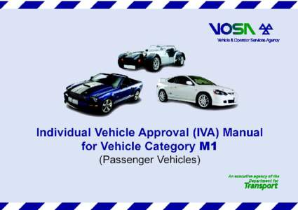 INDIVIDUAL VEHICLE APPROVAL (IVA) FOR VEHICLE CATEGORY M1