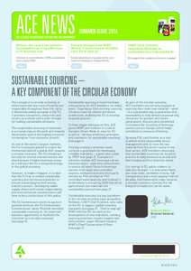 ACE NEWS  SUMMER ISSUE 2014 THE ALLIANCE FOR BEVERAGE CARTONS AND THE ENVIRONMENT