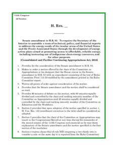 113th Congress 2d Session H. Res. __  Senate amendment to H.R[removed]To require the Secretary of the