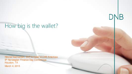 Wallet Sizing Training Americas Update