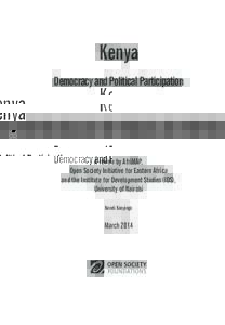 Forum for the Restoration of Democracy / Index of Kenya-related articles / Kenya / Africa / Politics of Kenya