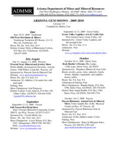 Arizona / Tucson Gem & Mineral Show / Rocks / Tucson Convention Center / Lapidary / Arizona locations by per capita income / Tucson /  Arizona / Hardstone carving / Hobbies