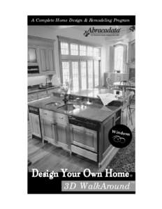 A Complete Home Design & Remodeling Program  Window s  b
