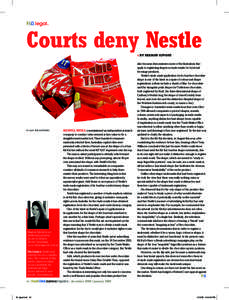 F&D.legal.  Courts deny Nestle » By Sharon Givoni  In court: Aldi and Nestle.