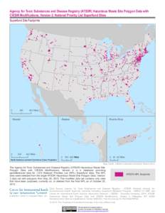 Agency for Toxic Substances and Disease Registry (ATSDR) Hazardous Waste Site Polygon Data with CIESIN Modifications, Version 2: National Priority List Superfund Sites Superfund Site Footprints 0