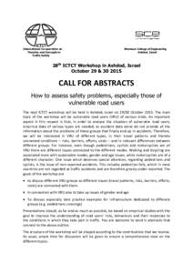 Microsoft Word - ICTCT_Ashdod_Call_for_abstracts_final_v2