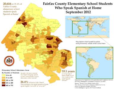 Fairfax County Elementary School Students Who Speak Spanish at Home
