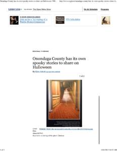 Onondaga County has its own spooky stories to share on Halloween | WRVO Public Media