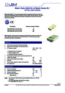 Networks / Telecommunications engineering / Computing / Wireless sensor network / Mesh networking / Mesh node / IEEE 802.15 / Wireless network / ANT / Wireless networking / Network topology / Technology