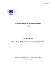 Opinion of the Scientific Committee on Consumer Safety on o-aminophenol (A14)